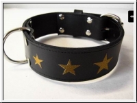 Individuelles Lederhalsband 4cm Breit