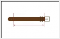 Individuelles Lederhalsband 4cm Breit