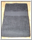 schwarzes Handtuch 100x50cm