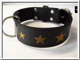 Individuelles Lederhalsband 4cm Breit
